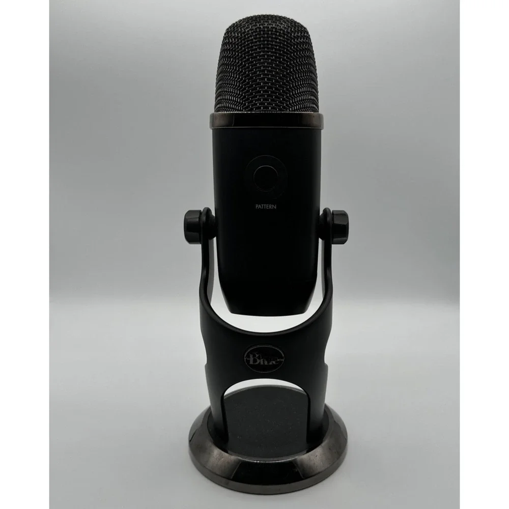 Blue Yeti Nano Premium USB Microphone Black MN A00104 Streaming Podcast Untested